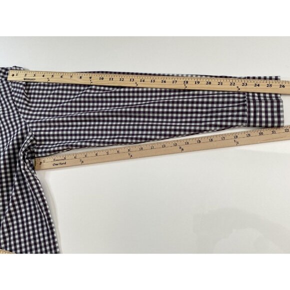 Mizzen + Main Leeward Button Down Shirt Men’s XL Trim Fit Purple Check Gingham - Picture 16 of 16